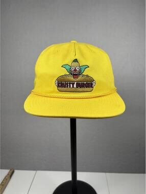 Krusty Burger Simpsons x Vans Hat Cap Yellow Snap Back Clown